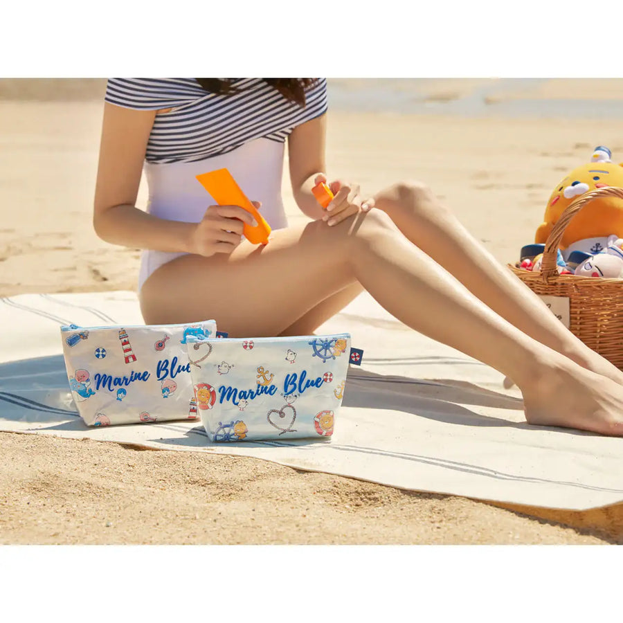 Kakao Friends - Marine Blue Pouch - Kakao Friends - Accessories - Harumio