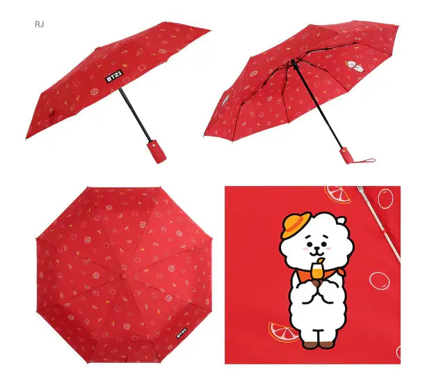 BT21 x Monopoly - Dolce Safety Automatic Folding Umbrella - Monopoly - Umbrella - Harumio BT21 x Monopoly - Dolce Safety Automatic Folding Umbrella - Monopoly - Umbrella - Harumio