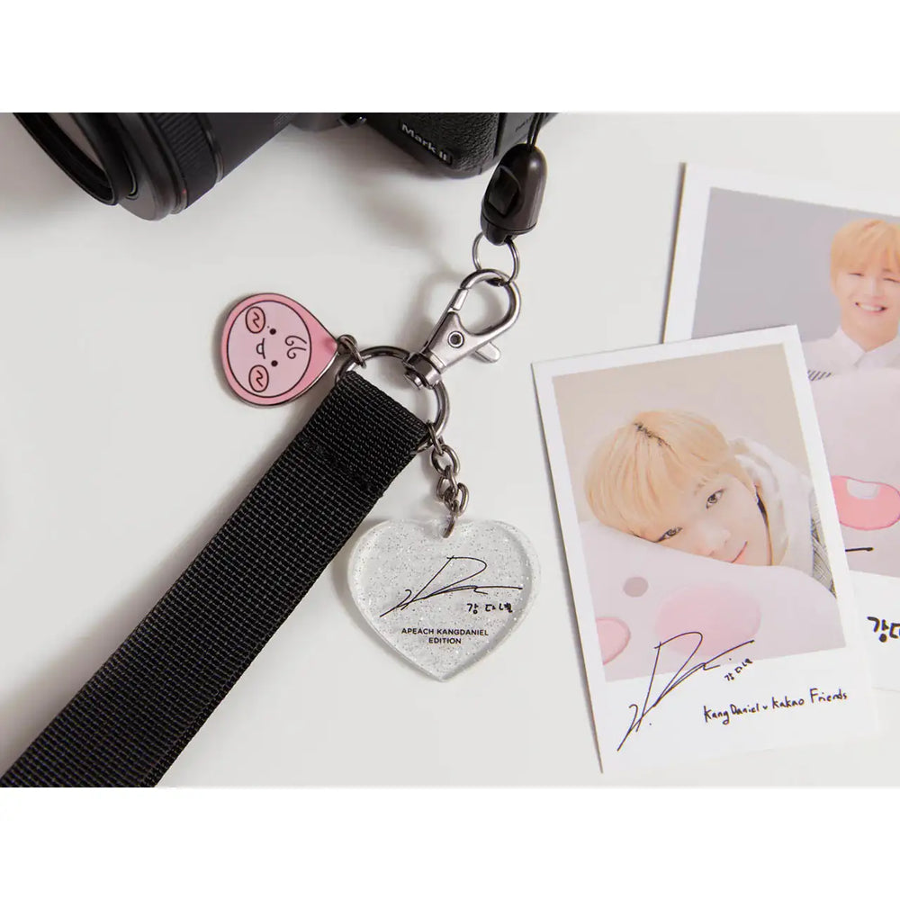 Apeach x KangDaniel - Apeach Strap Keyring - Apeach x KangDaniel - Accessories - Harumio Apeach x KangDaniel - Apeach Strap Keyring - Apeach x KangDaniel - Accessories - Harumio