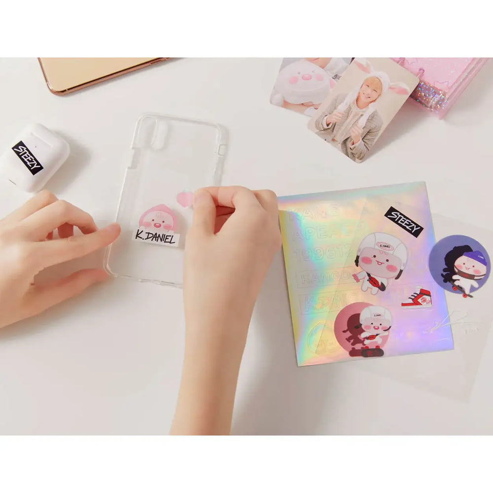 Apeach x KangDaniel - Apeach Sticker Set - Apeach x KangDaniel - Accessories - Harumio Apeach x KangDaniel - Apeach Sticker Set - Apeach x KangDaniel - Accessories - Harumio