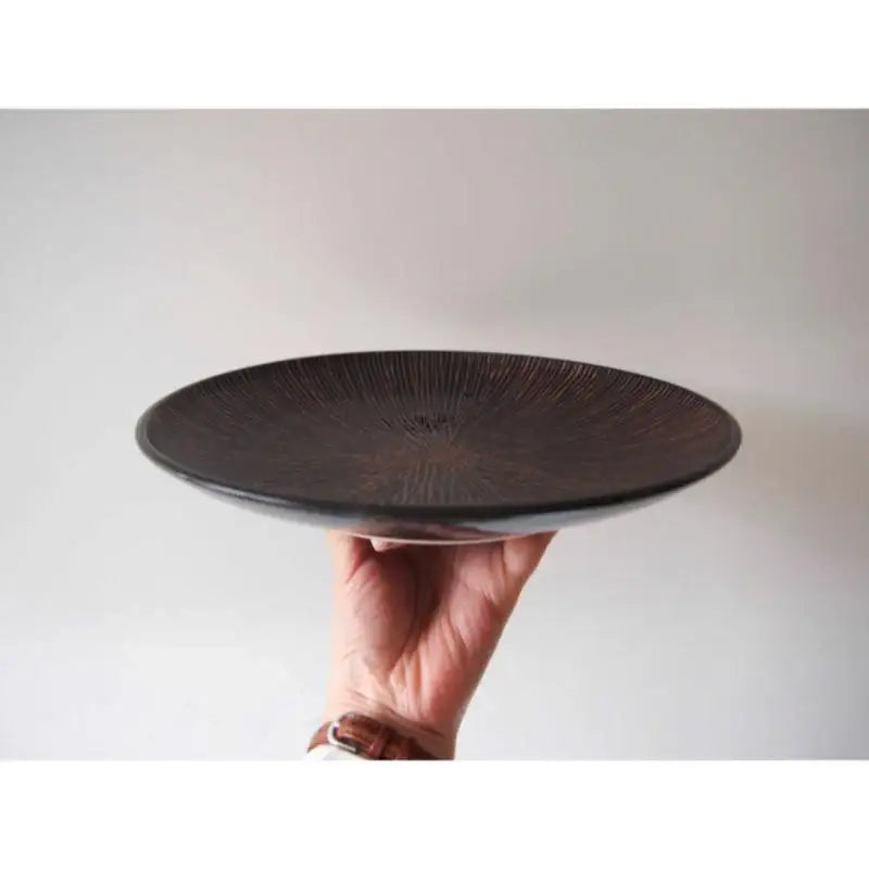 Bymino - Zen Series Black Round Steak Plate 25.5cm - Bymino - Kitchenware - Harumio Bymino - Zen Series Black Round Steak Plate 25.5cm - Bymino - Kitchenware - Harumio