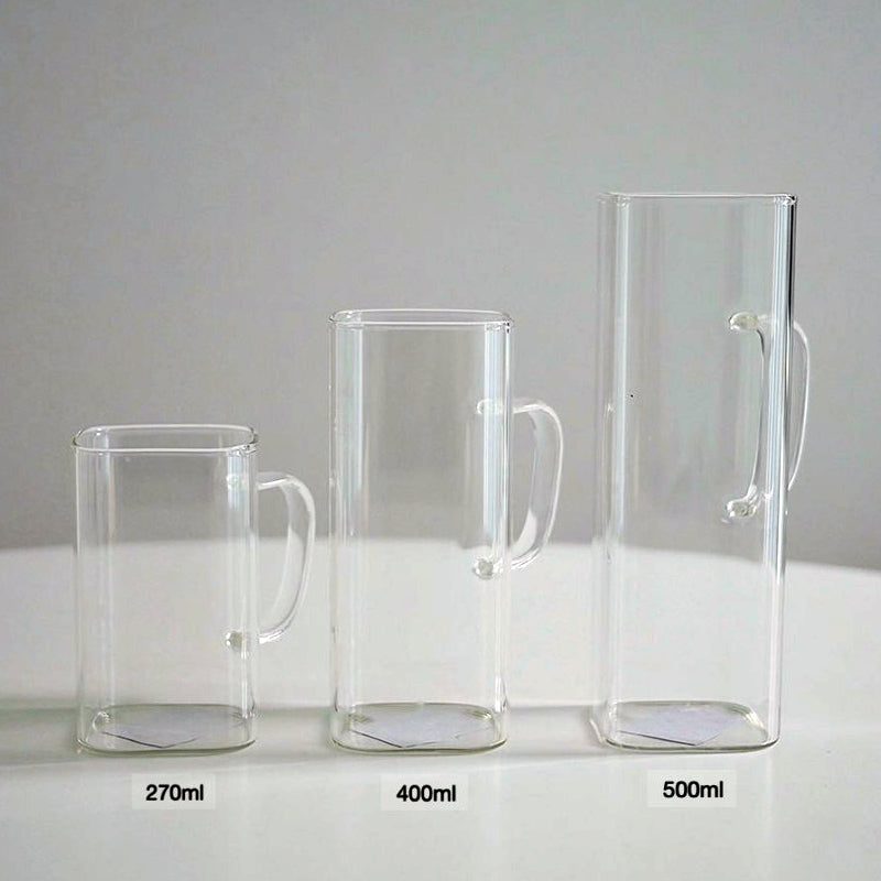 Somkist - Square Heat Resistant Handle Glass