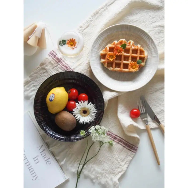 Bymino - Zen Series Round Dessert Plate 19.5cm - Bymino - Kitchenware - Harumio Bymino - Zen Series Round Dessert Plate 19.5cm - Bymino - Kitchenware - Harumio