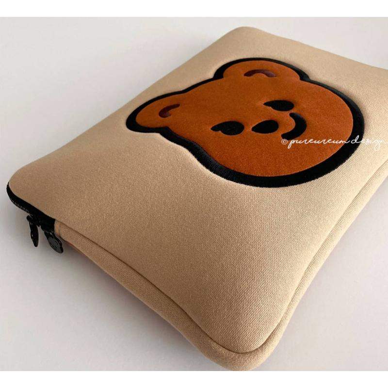 Pureureumdesign x 10x10 - Cupid Bear Laptop Pouch - Pureureumdesign - Accesories - Harumio Pureureumdesign x 10x10 - Cupid Bear Laptop Pouch - Pureureumdesign - Accesories - Harumio