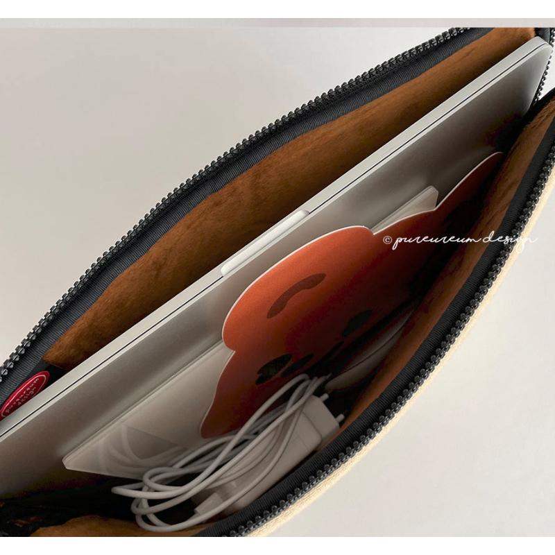 Pureureumdesign x 10x10 - Cupid Bear Laptop Pouch - Pureureumdesign - Accesories - Harumio Pureureumdesign x 10x10 - Cupid Bear Laptop Pouch - Pureureumdesign - Accesories - Harumio