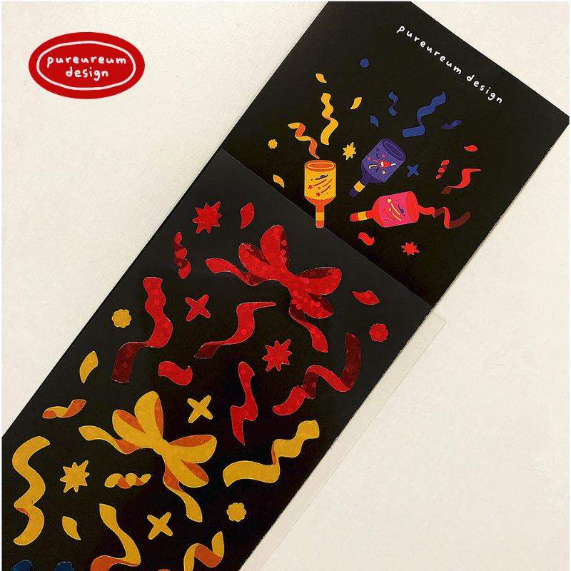 Pureureumdesign x 10x10 - Confetti Hologram Sticker - Pureureumdesign - Accesories - Harumio Pureureumdesign x 10x10 - Confetti Hologram Sticker - Pureureumdesign - Accesories - Harumio