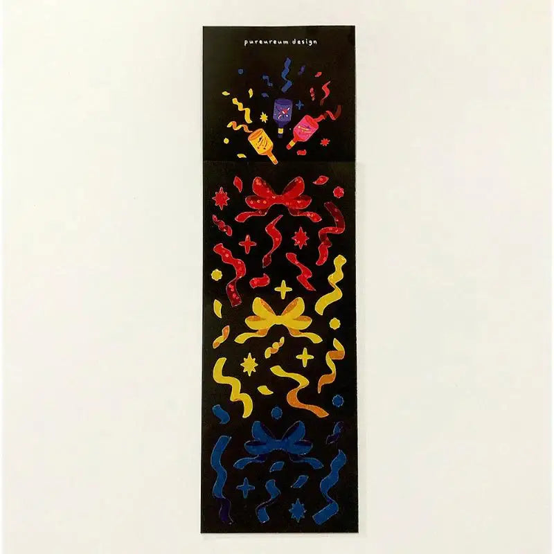 Pureureumdesign x 10x10 - Confetti Hologram Sticker - Pureureumdesign - Accesories - Harumio