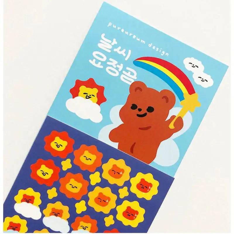 Pureureumdesign x 10x10 - Weather Fairy Bear Sticker - Pureureumdesign - Accesories - Harumio