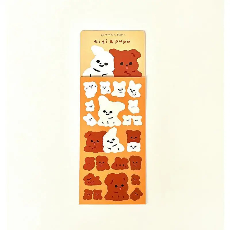 Pureureumdesign x 10x10 - Titi and Pupu Stickers - Pureureumdesign - Accesories - Harumio