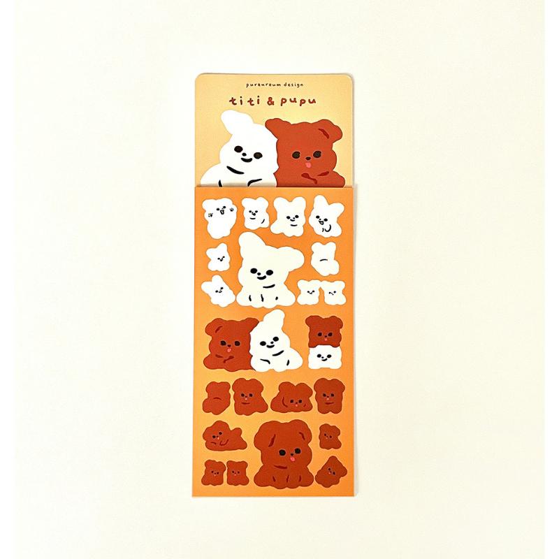 Pureureumdesign x 10x10 - Titi and Pupu Stickers