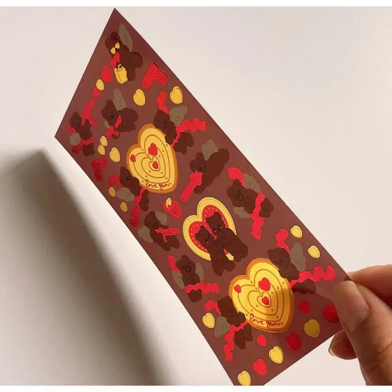 Pureureumdesign x 10x10 - Bullet of Love Gold Mine Sticker - Pureureumdesign - Accesories - Harumio