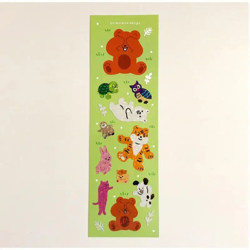 Pureureumdesign x 10x10 - Mugunghwa Has Bloomed Hologram Stickers - Pureureumdesign - Accesories - Harumio