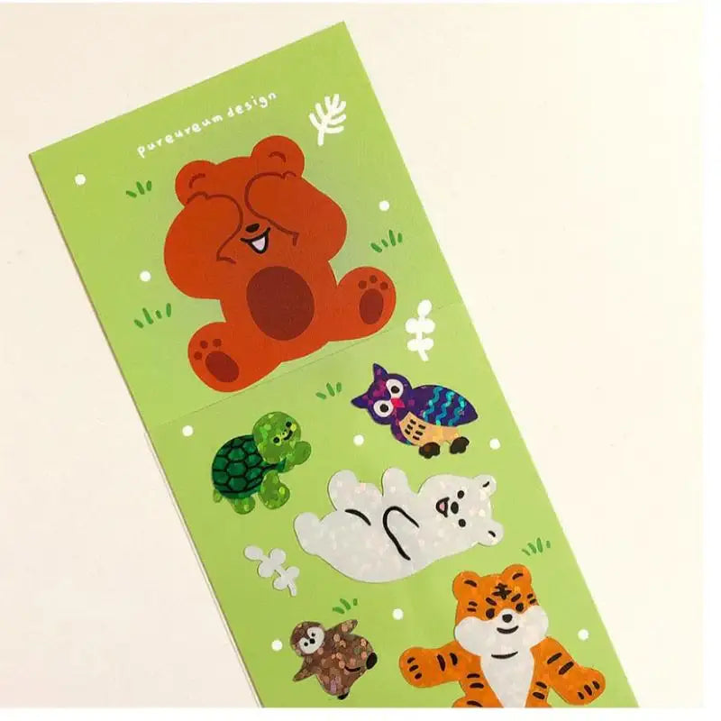 Pureureumdesign x 10x10 - Mugunghwa Has Bloomed Hologram Stickers - Pureureumdesign - Accesories - Harumio