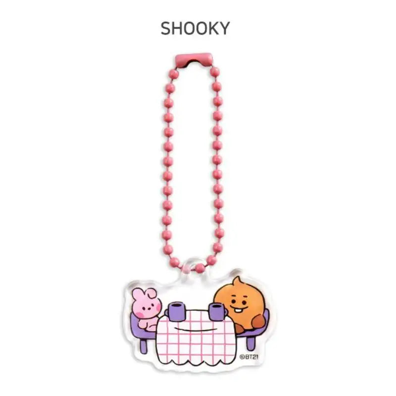 BT21 - Acrylic Simple Key Ring - Little Buddy - BT21 - Accesories - Harumio BT21 - Acrylic Simple Key Ring - Little Buddy - BT21 - Accesories - Harumio