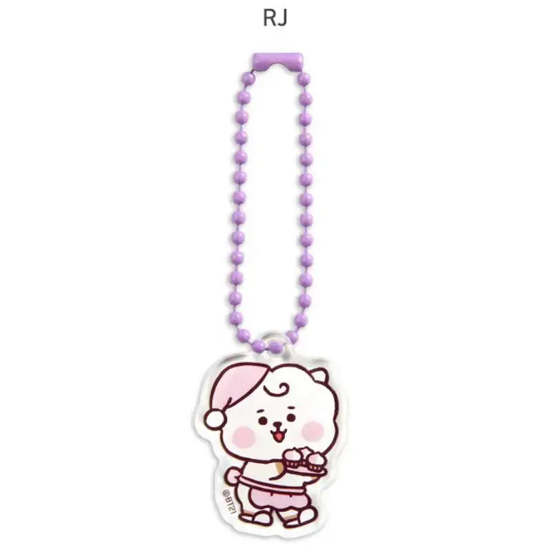 BT21 - Acrylic Simple Key Ring - Party - BT21 - Accesories - Harumio BT21 - Acrylic Simple Key Ring - Party - BT21 - Accesories - Harumio