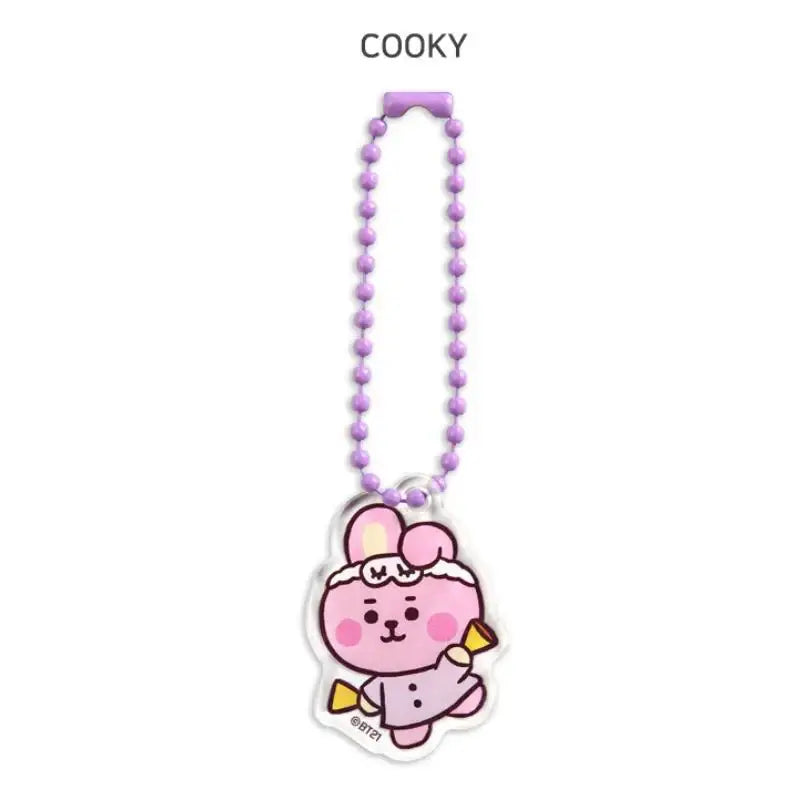 BT21 - Acrylic Simple Key Ring - Party - BT21 - Accesories - Harumio BT21 - Acrylic Simple Key Ring - Party - BT21 - Accesories - Harumio