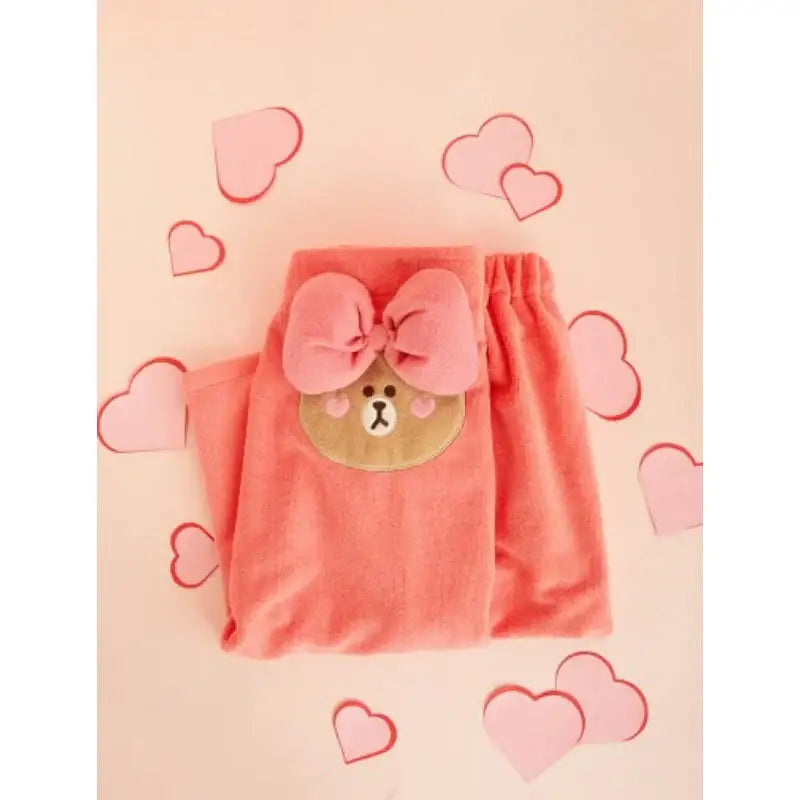 Line Friends - Choco Sweet Beauty Shower Wrap - Line Friends - Shower Wrap - Harumio