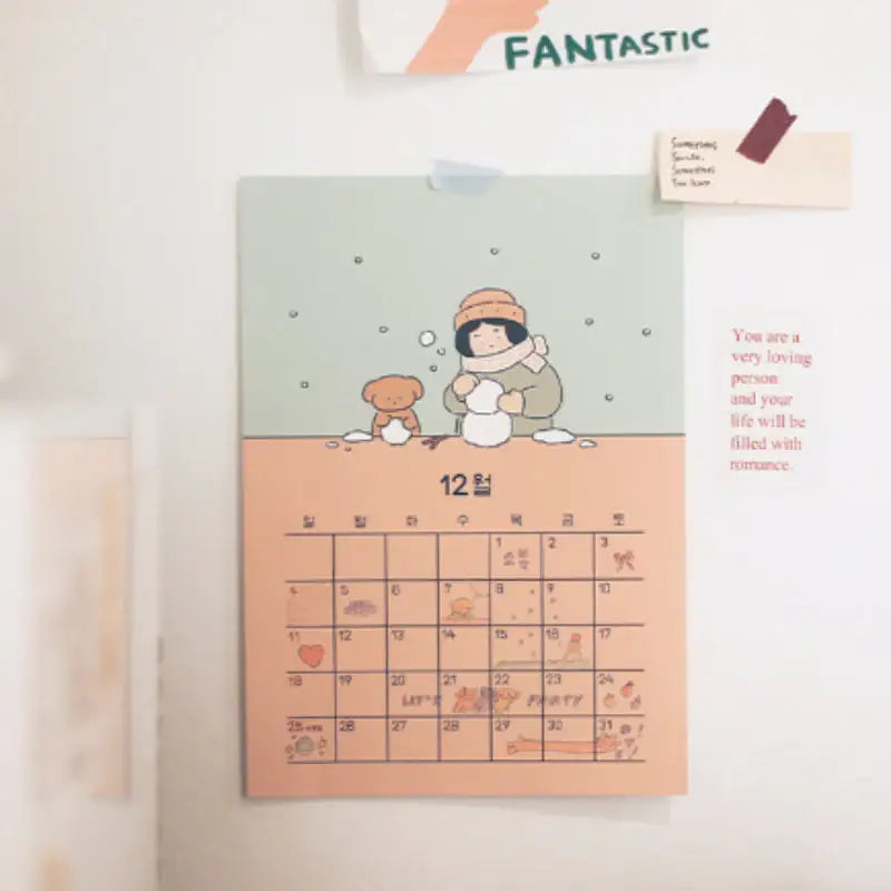 INDIGO - 2023 Daily Wall Calendar - INDIGO - 2023 Calendars - Harumio