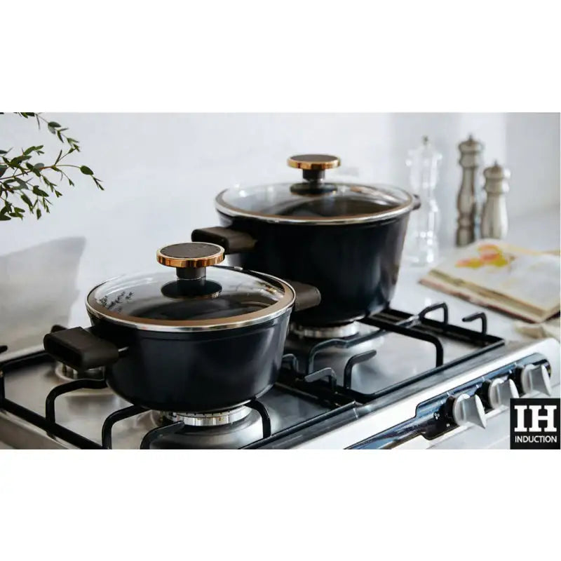 Neoflam - Noblesse Pot Set Of 4 - Neoflam - Cookware Sets - Harumio Neoflam - Noblesse Pot Set Of 4 - Neoflam - Cookware Sets - Harumio