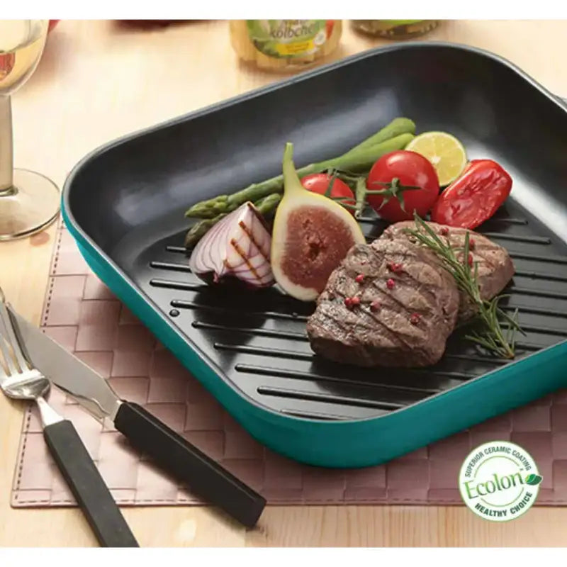 Neoflam - Amie Square Grill Pan 28cm - Neoflam - Grill Pan - Harumio