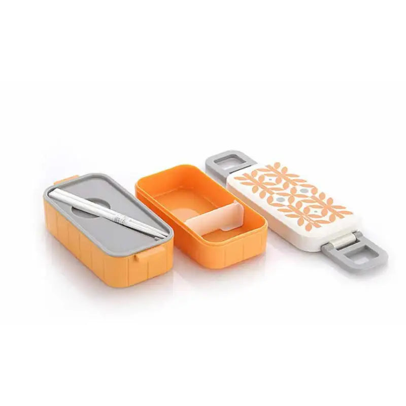 Neoflam - Citrus Rectangular 2 Tier Lunch Box - Neoflam - Lunch Box - Harumio