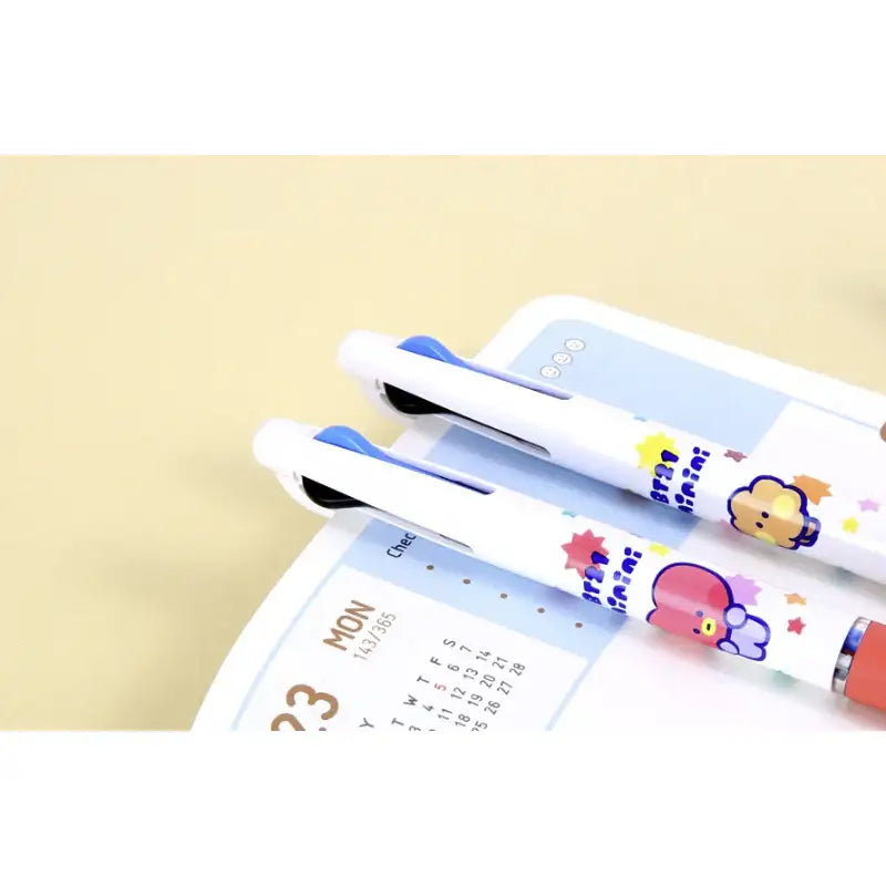 Monopoly x BT21 - Minini 3-Color Ballpoint Pen - Monopoly - Stationery - Harumio Monopoly x BT21 - Minini 3-Color Ballpoint Pen - Monopoly - Stationery - Harumio