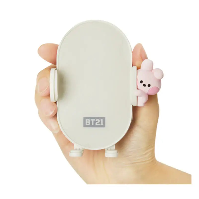 BT21 - Minini Car Smartphone Fast Charging Cradle - BT21 - Wireless Charger - Harumio BT21 - Minini Car Smartphone Fast Charging Cradle - BT21 - Wireless Charger - Harumio