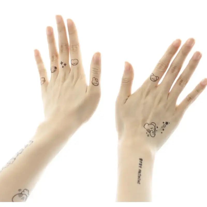 Monopoly x BT21 - Minini Tattoo Sticker - Monopoly - Accessories - Harumio Monopoly x BT21 - Minini Tattoo Sticker - Monopoly - Accessories - Harumio