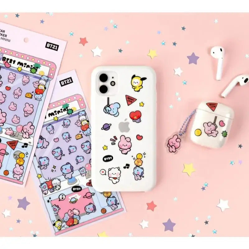 Monopoly x BT21 - Minini Clear Sticker - Monopoly - Accessories - Harumio Monopoly x BT21 - Minini Clear Sticker - Monopoly - Accessories - Harumio