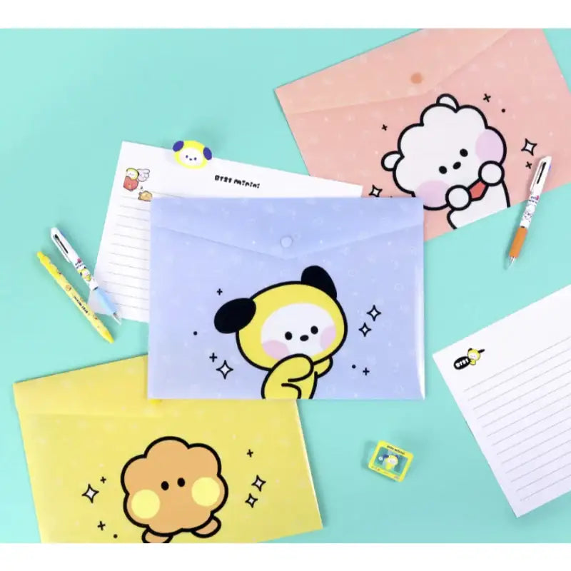 Monopoly x BT21 - Minini PP File Pocket - Monopoly - Stationery - Harumio Monopoly x BT21 - Minini PP File Pocket - Monopoly - Stationery - Harumio