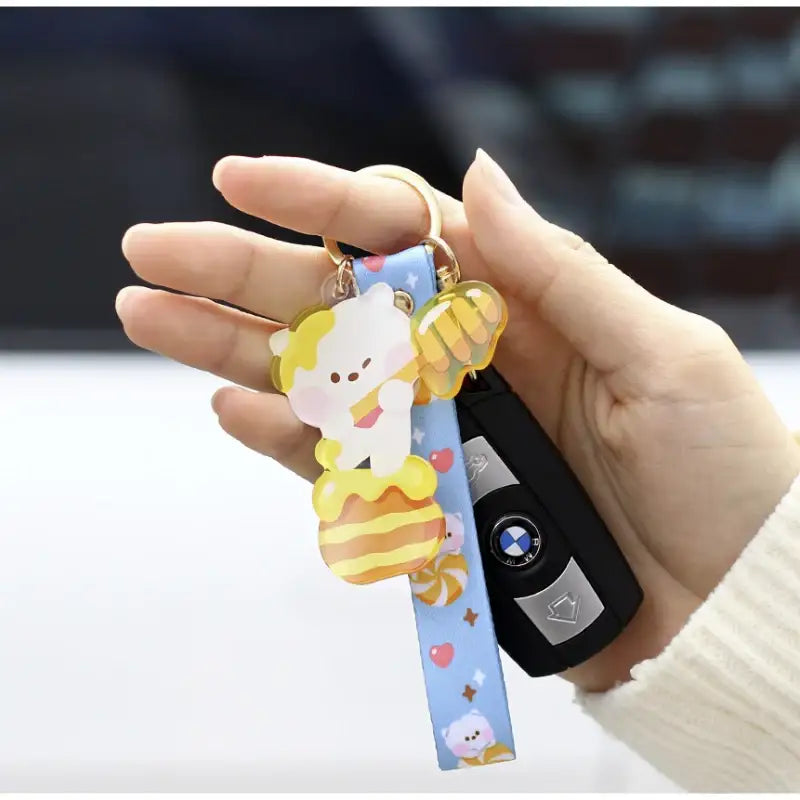 Monopoly x BT21 - Acrylic Strap Keyring - Sweetie - Monopoly - Accessories - Harumio Monopoly x BT21 - Acrylic Strap Keyring - Sweetie - Monopoly - Accessories - Harumio