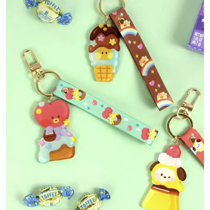 Monopoly x BT21 - Acrylic Strap Keyring - Sweetie - Monopoly - Accessories - Harumio Monopoly x BT21 - Acrylic Strap Keyring - Sweetie - Monopoly - Accessories - Harumio