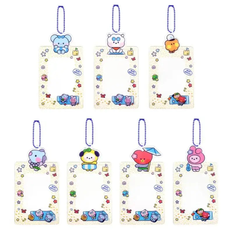 Monopoly x BT21 - Photo Holder - Summer Sky - Monopoly - Accessories - Harumio Monopoly x BT21 - Photo Holder - Summer Sky - Monopoly - Accessories - Harumio