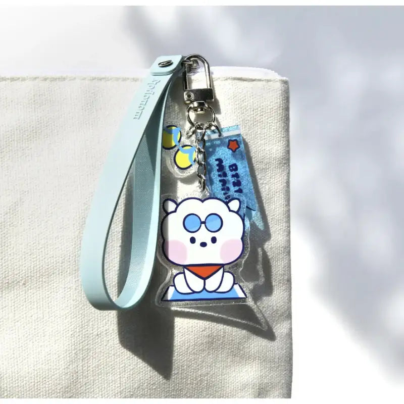 Monopoly x BT21 - Acrylic Keyring - Summer Sky - Monopoly - Accessories - Harumio Monopoly x BT21 - Acrylic Keyring - Summer Sky - Monopoly - Accessories - Harumio