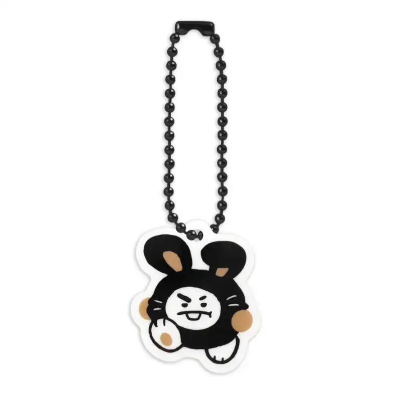 Monopoly x BT21 - Acrylic Simple Keyring - Black Rabbit - Monopoly - Accessories - Harumio Monopoly x BT21 - Acrylic Simple Keyring - Black Rabbit - Monopoly - Accessories - Harumio