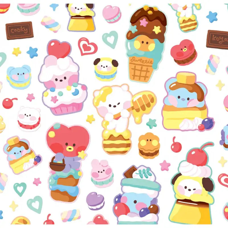 Monopoly x BT21 - Removable Sticker - Sweetie - Monopoly - Accessories - Harumio Monopoly x BT21 - Removable Sticker - Sweetie - Monopoly - Accessories - Harumio