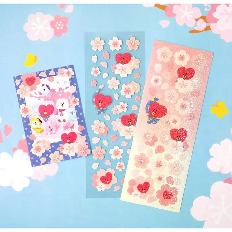 Monopoly x BT21 - Hologram Sticker - Cherry Blossom - Monopoly - Accessories - Harumio
