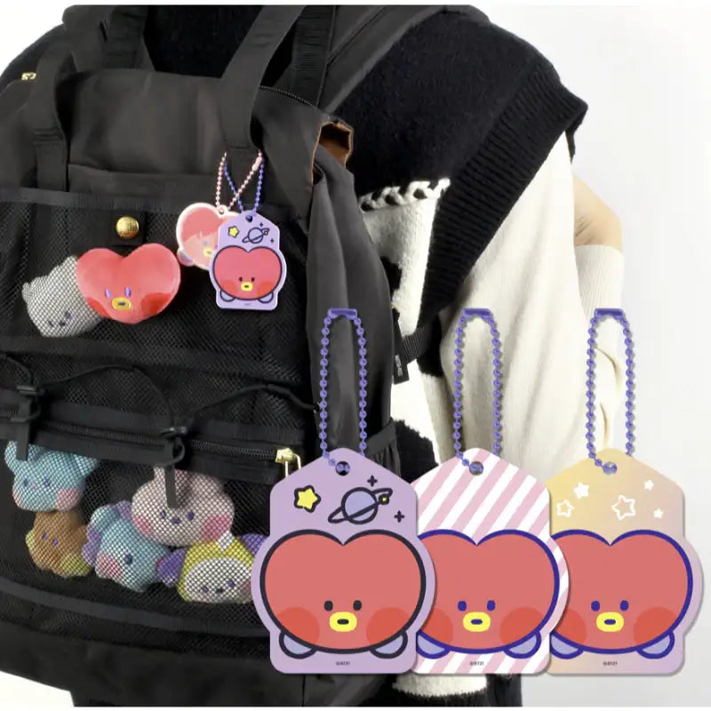 Monopoly x BT21 - Minini Name Tag Set - Monopoly - Accessories - Harumio