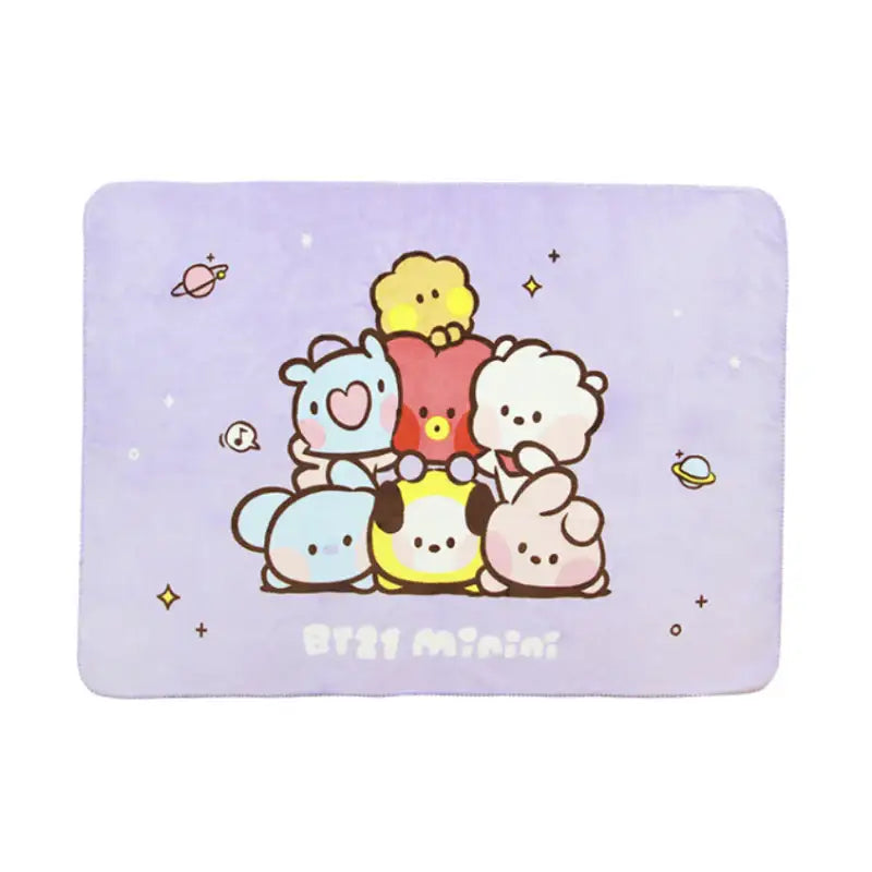 BT21 - Minini Flannel Blanket - BT21 - Home & Living - Harumio