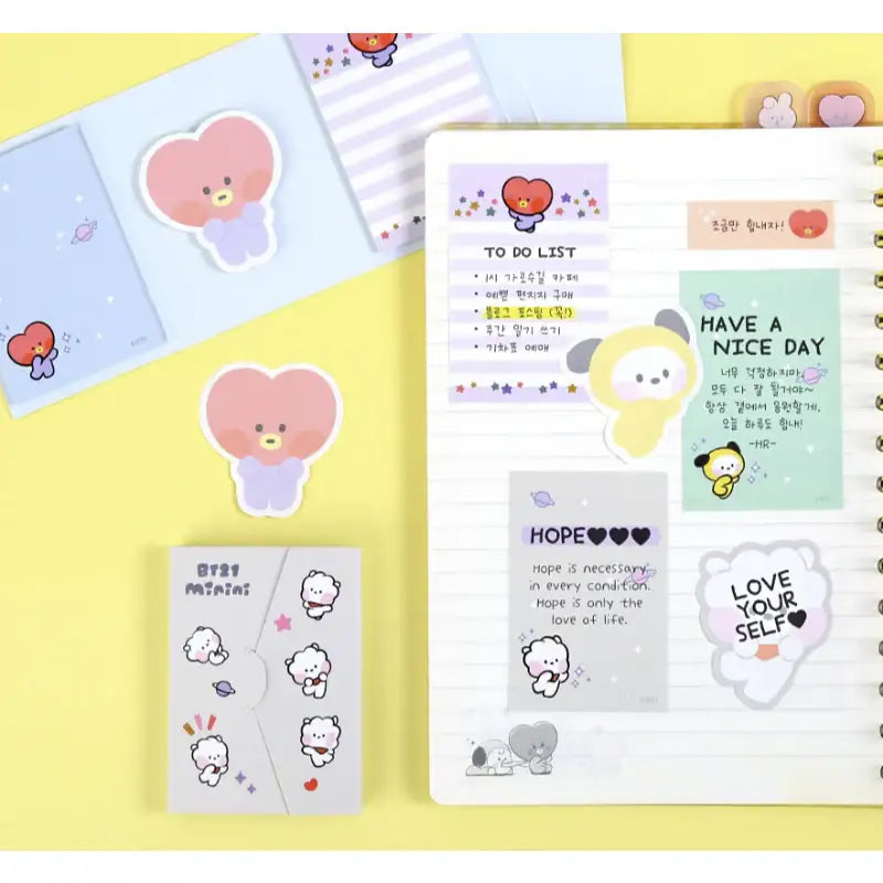 Monopoly x BT21 - Minini Sticky Memo - Monopoly - Stationery - Harumio