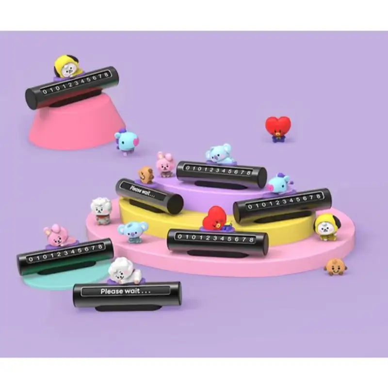 BT21 - Baby Vehicle Figure Number Sign - BT21 - Accessories - Harumio