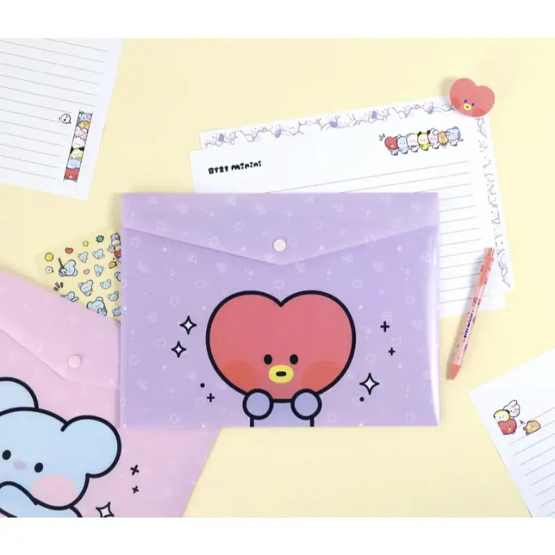 Monopoly x BT21 - Minini PP File Pocket - Monopoly - Stationery - Harumio