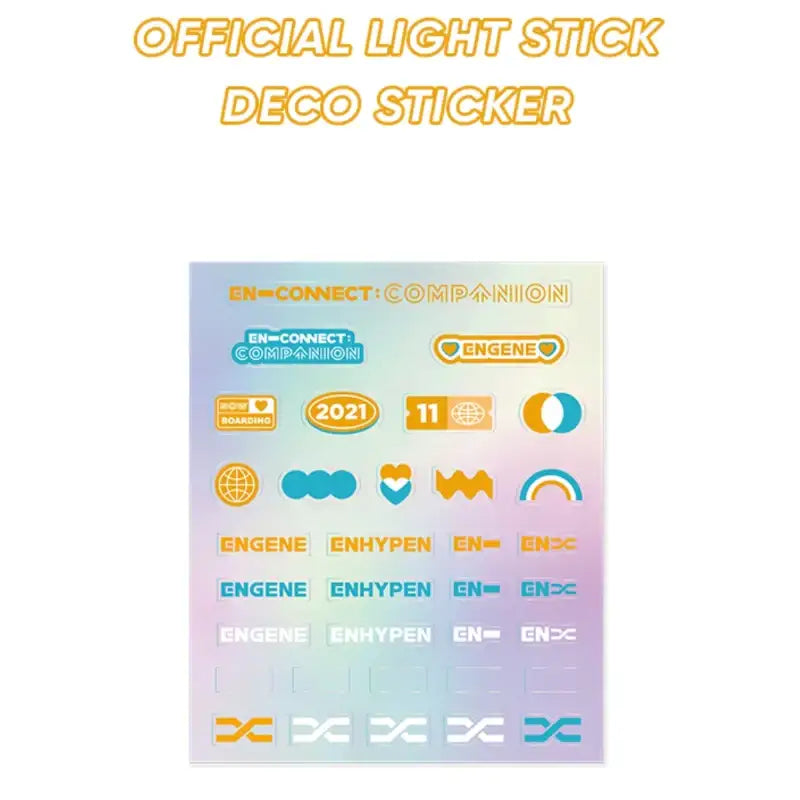 ENHYPEN - EN-connect: Companion - Light Stick Deco Sticker - ENHYPEN - Accesories - Harumio