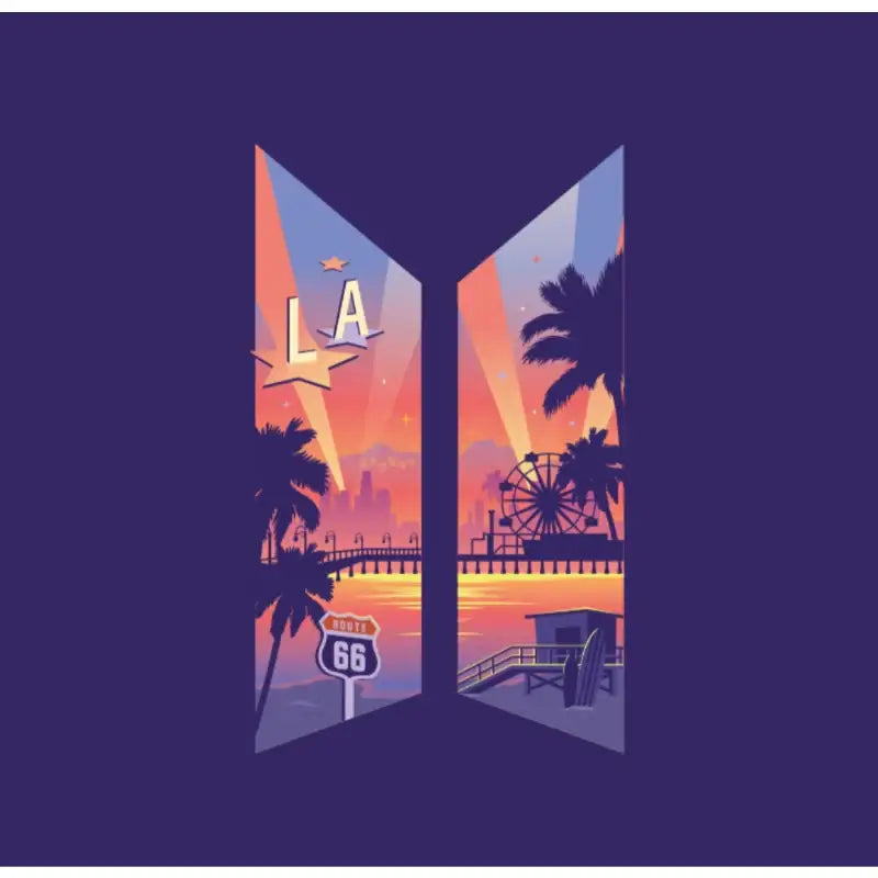 BTS - City Edition LA - Magnet - BTS - Accesories - Harumio BTS - City Edition LA - Magnet - BTS - Accesories - Harumio