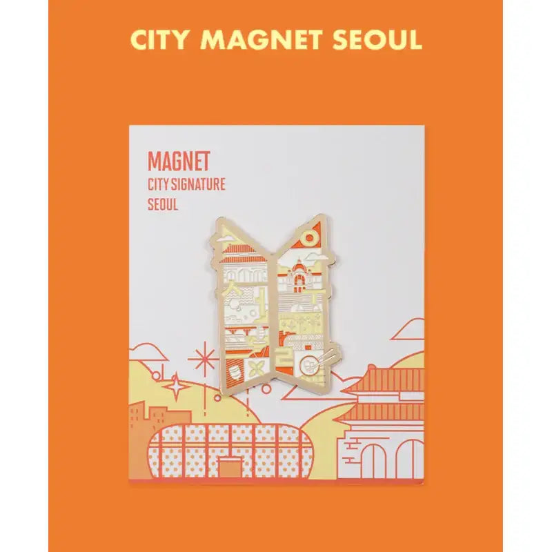 BTS - City Edition Seoul - Magnet - BTS - Accesories - Harumio BTS - City Edition Seoul - Magnet - BTS - Accesories - Harumio