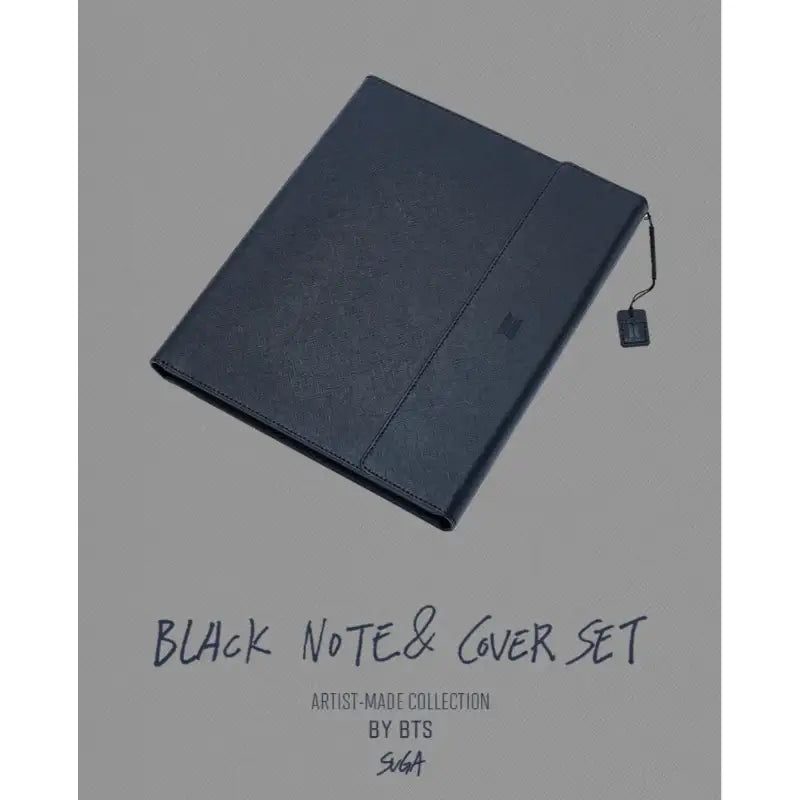 BTS - Artist-made Collection - Suga Black Note and Cover Set - BTS - Accessories - Harumio