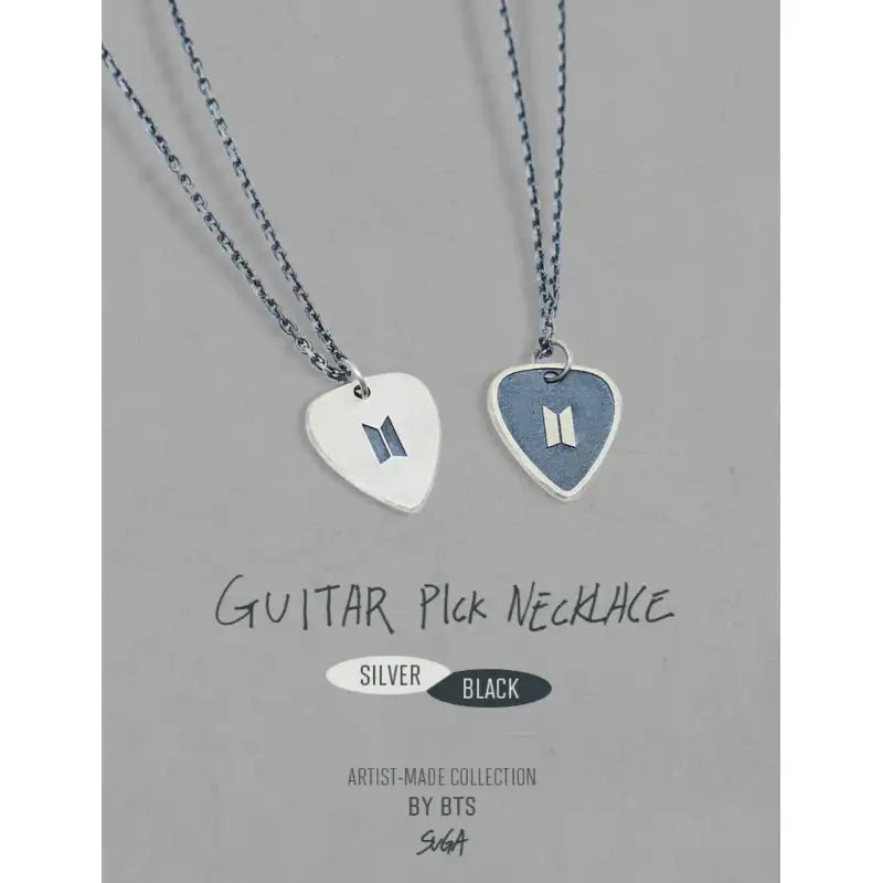 BTS - Artist-made Collection - Suga Guitar Pick Necklace - BTS - Accessories - Harumio