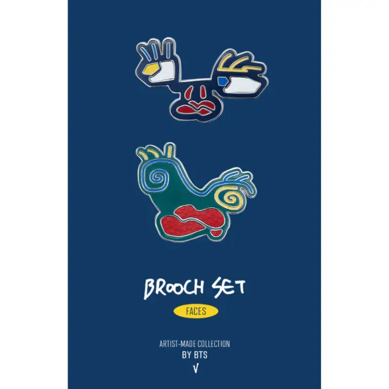 BTS - Artist-made Collection - V Brooch Set - Faces - BTS - Accesories - Harumio