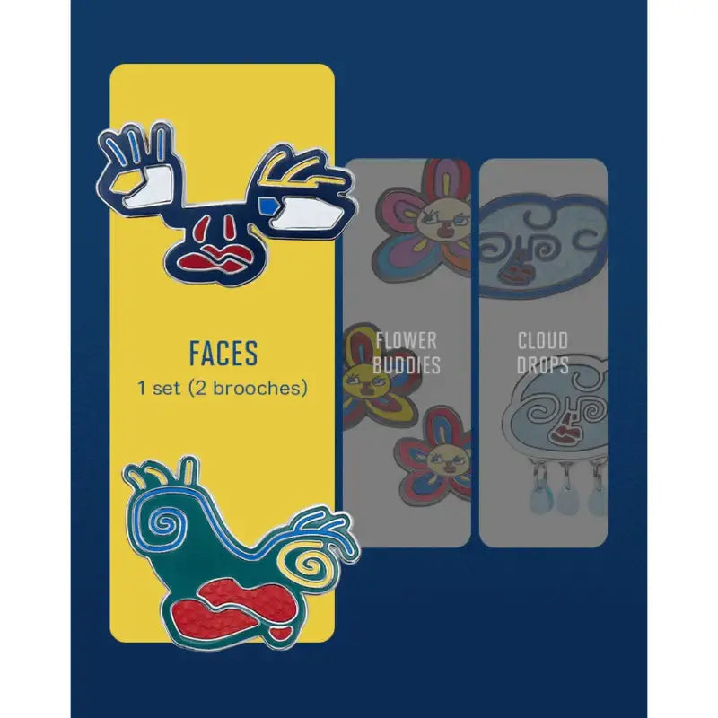 BTS - Artist-made Collection - V Brooch Set - Faces - BTS - Accesories - Harumio BTS - Artist-made Collection - V Brooch Set - Faces - BTS - Accesories - Harumio