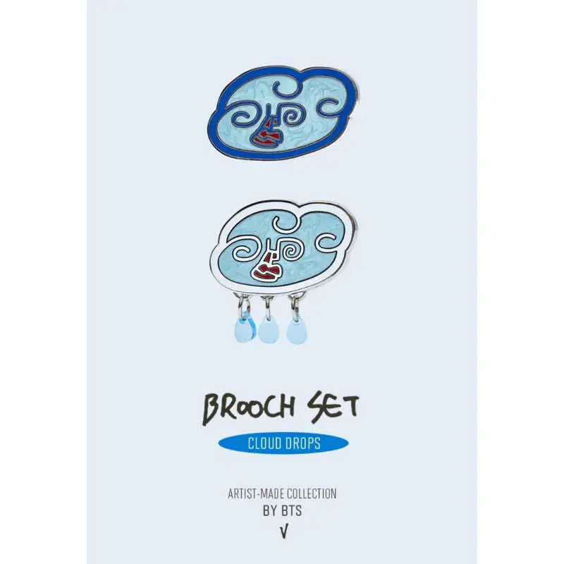 BTS - Artist-made Collection - V Brooch Set - Cloud Drops - BTS - Accesories - Harumio